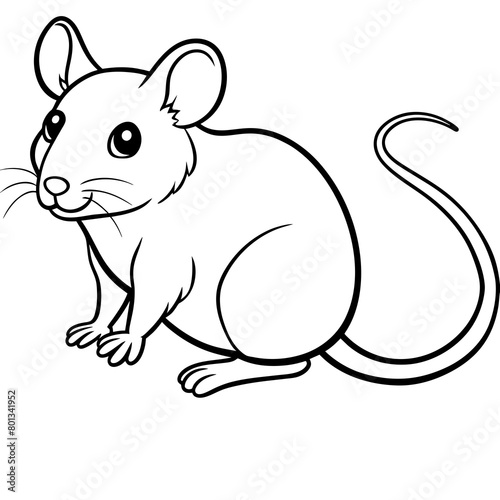 cute-rat vector design 