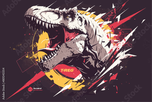 T-Rex Logo Design