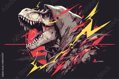 T-Rex Logo Design