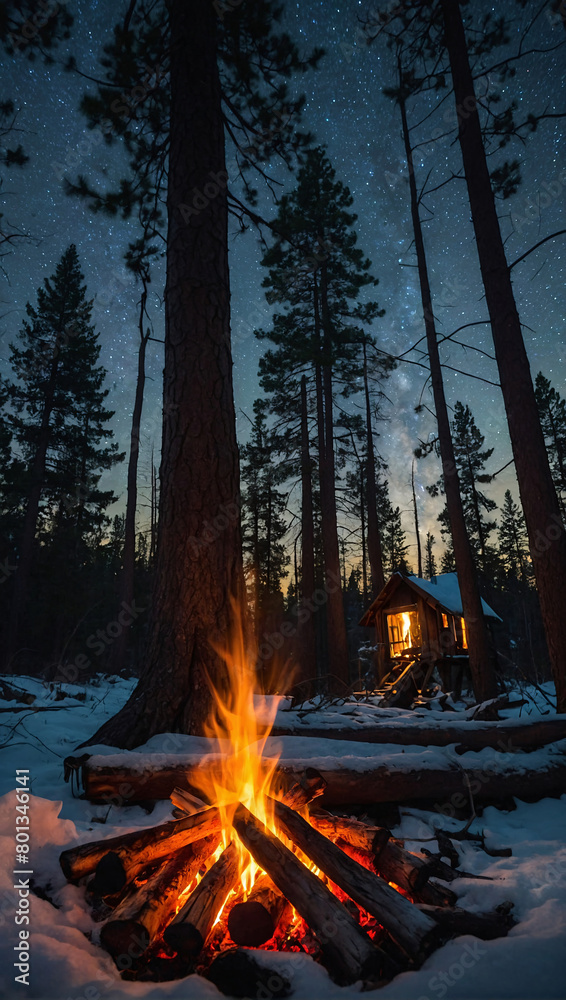 Forest Fire : High-Speed Capture of Cozy Wilderness Forest Fire : High-Speed Capture of Cozy Wilderness