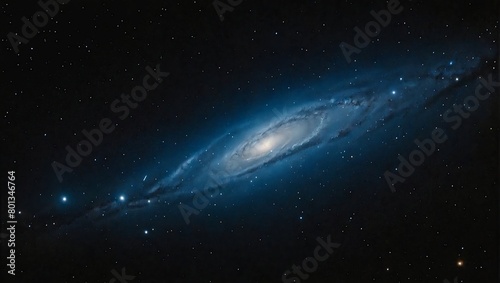 A galaxy in the space