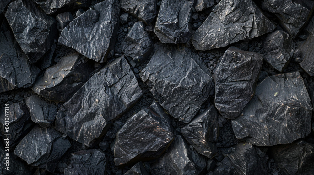 Black Stone Wall texture
