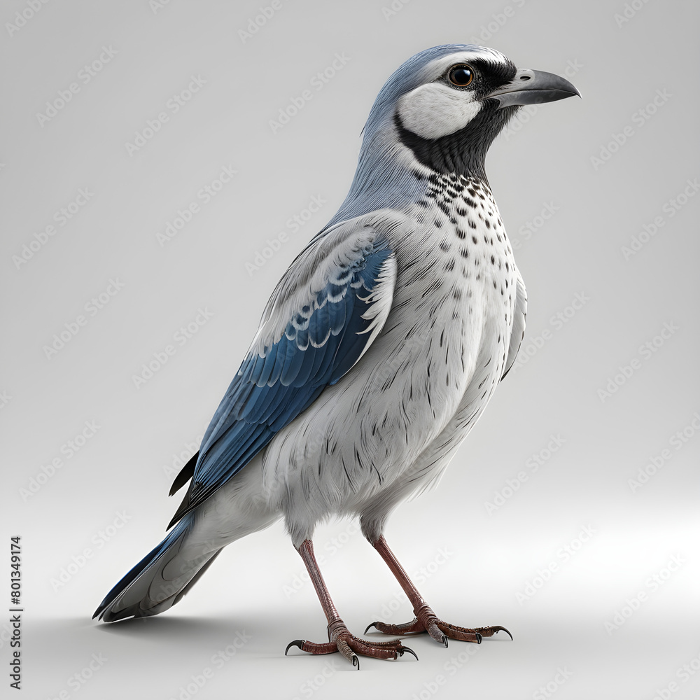 Fototapeta premium white dove on blue background