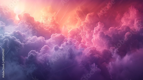 Produce an artistic background featuring triangles with a gentle gradient from pastel pink to violet.