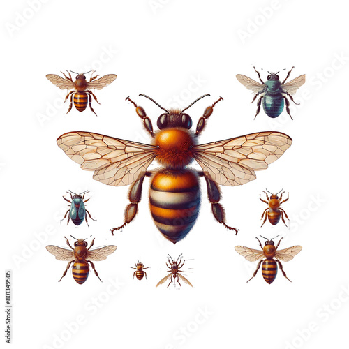 illustration of a bee © Prokash