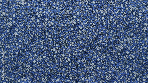 Fotografija Fragment of colorful retro tapestry textile pattern with floral ornament useful