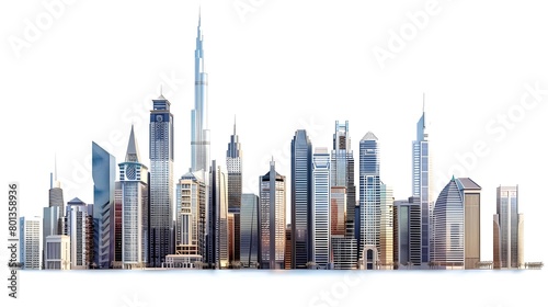 Iconic Skyline of Dubai s Awe Inspiring Cityscape a Shimmering Showcase of Architectural and Unbridled Ambition in the Heart of the Middle East