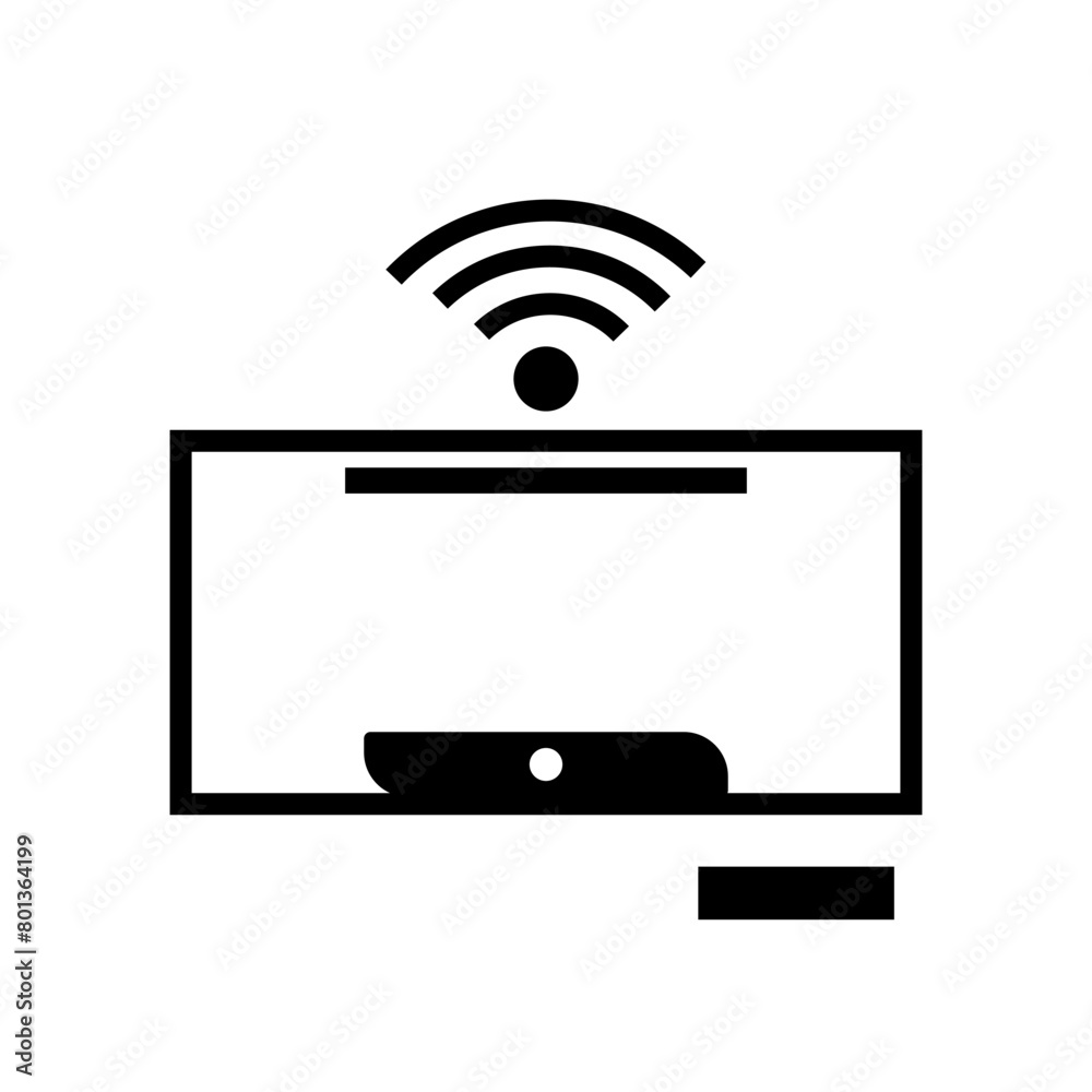 illustration vector graphic of modern television illustration vector graphic of modern television