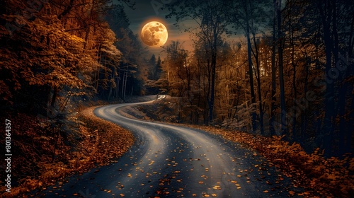 Mesmerizing Autumn Path Und...