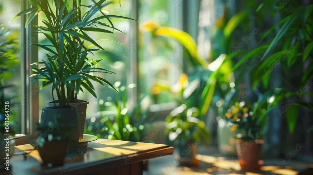 House plants greenery space