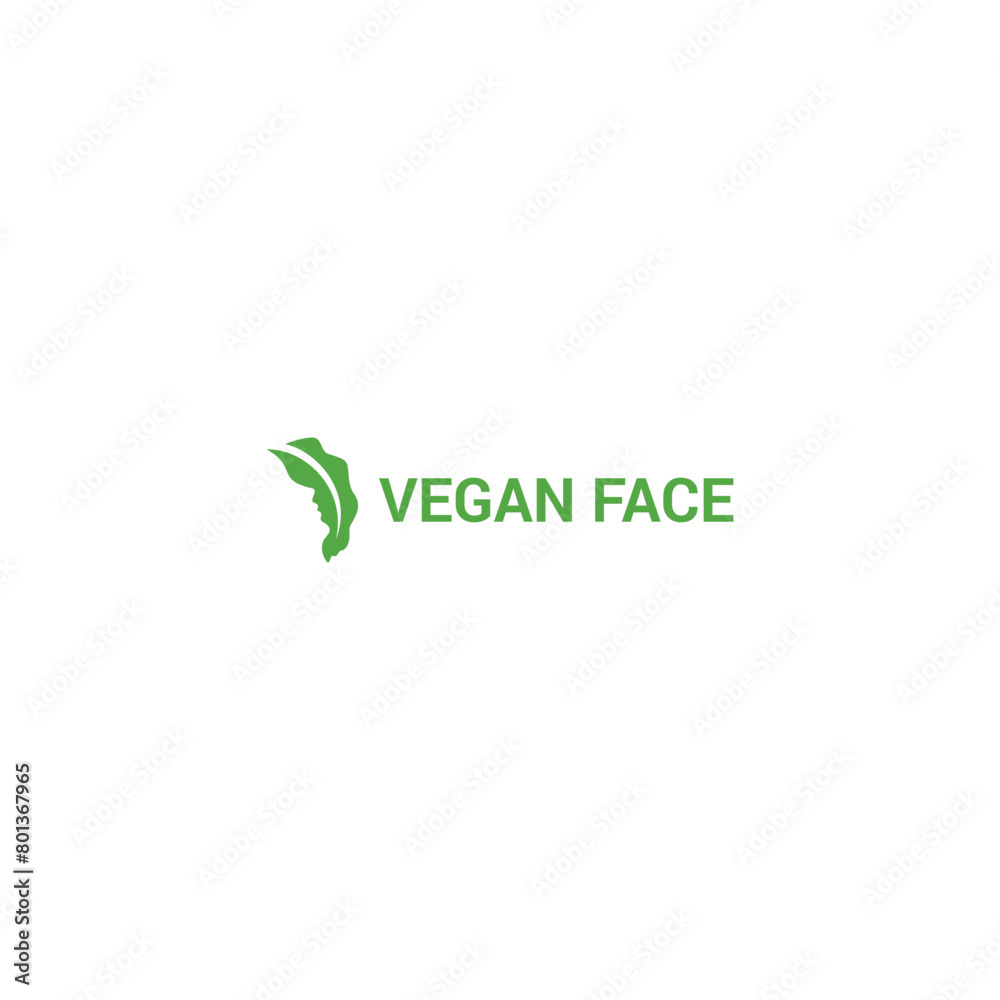 Vegan Face Vector Vegan Face Vector