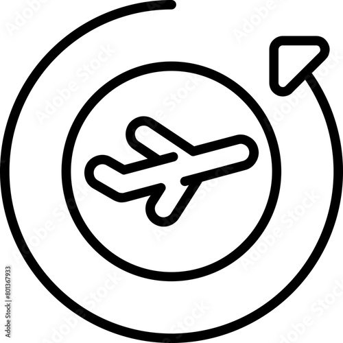 Aeroplane Exchange Icon