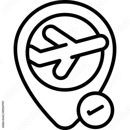 Flight Departed Icon