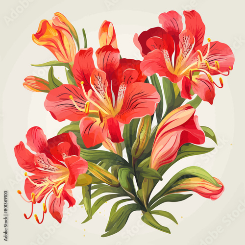 Alstroemeria flower 