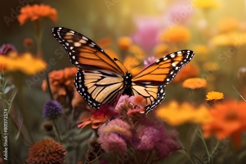 butterfly on flower © Babar