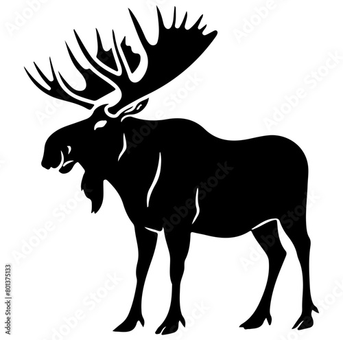 moose silhouette clip art