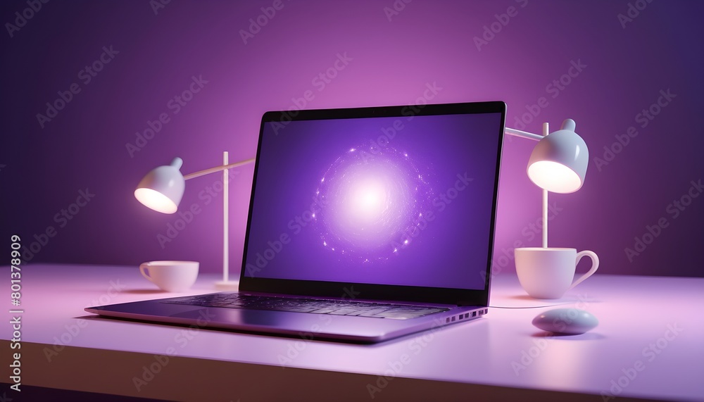 magic book on a laptop magic book on a laptop