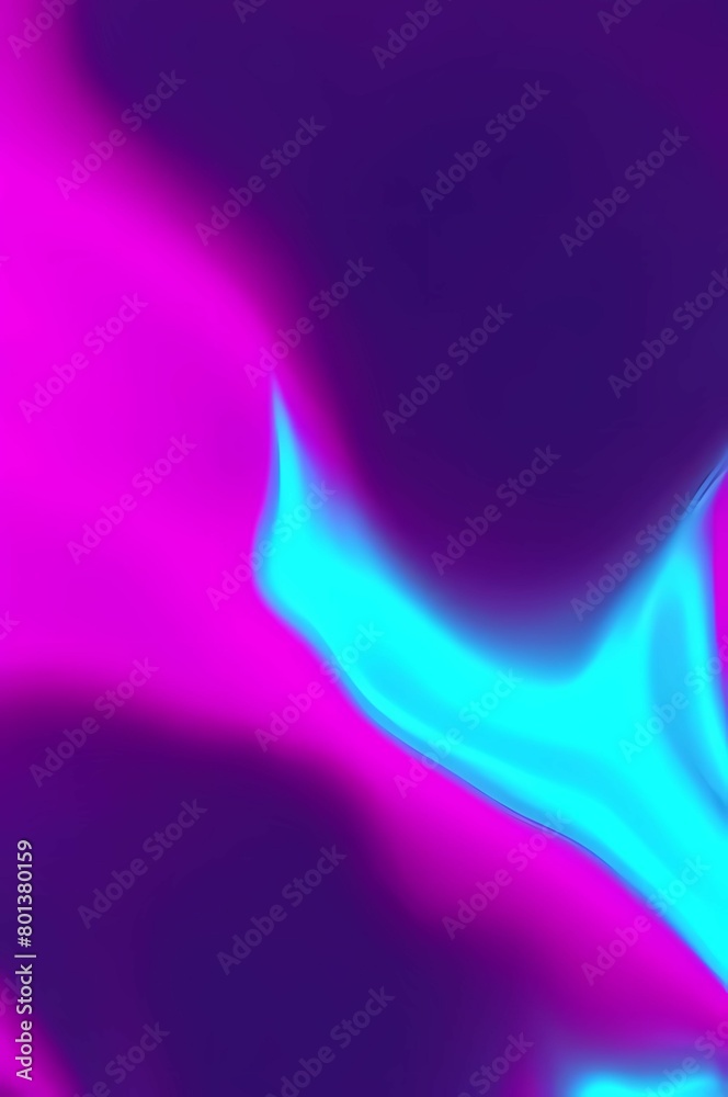 Abstract wavy background in purple and blue hues with a glossy, liquid metal appearance, wallpapers, or graphic design elements. Black blue purple silk satin. Сopy space for text or product 