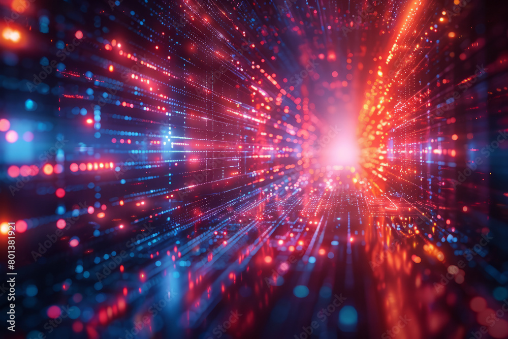 A quantum computing interface, visualizing qubits in 3D space and their entanglement connections, A quantum computing interface, visualizing qubits in 3D space and their entanglement connections,