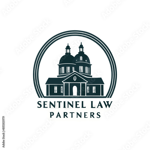 Sentinel Law Partners Logo with sentinel imagery for protection.BACKGROUND WHITE_4096x4096.eps