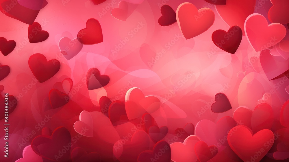 Hearts as background. Valentines day concept.