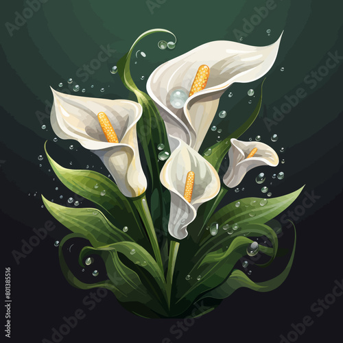 Calla lily flower 