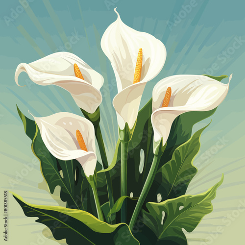 Calla lily flower 