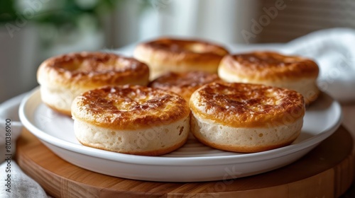 english muffin with good light setting