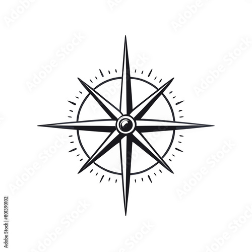 True North Wealth Advisors Logo with north-pointing compass.BACKGROUND WHITE_4096x4096.eps