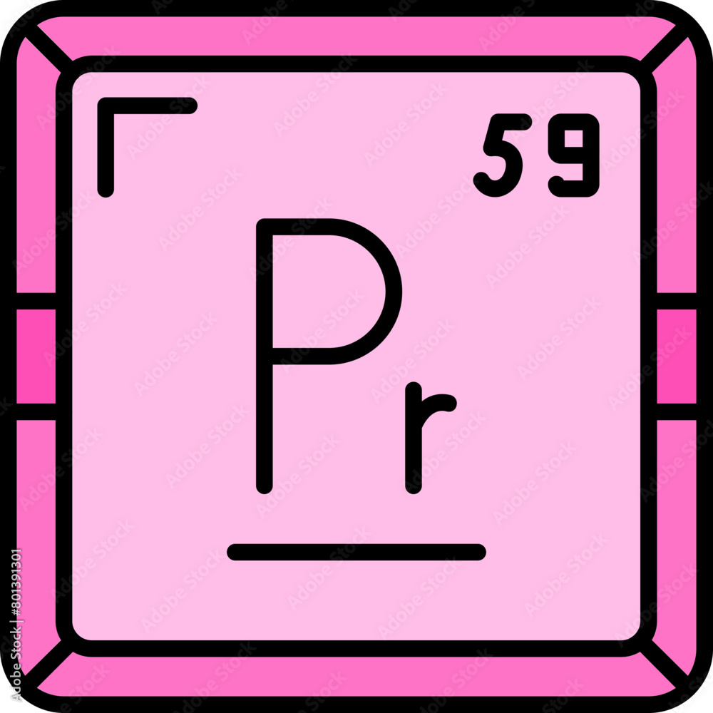 Praseodymium Icon