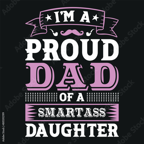 Father s Day Typography T-Shirt Design