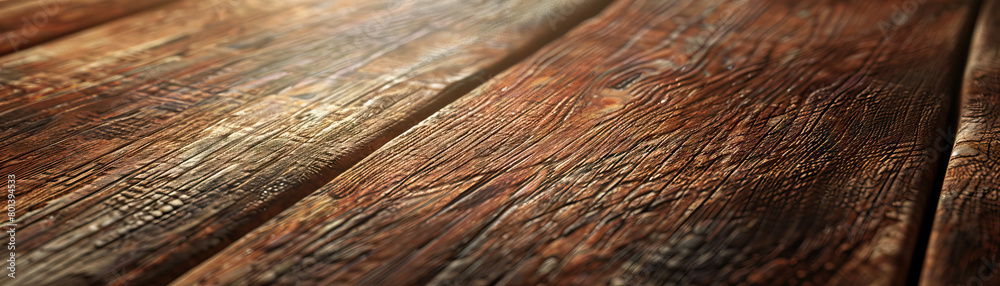 Rustic Wooden Tabletop: Close-Up of Textured and Weathered Wooden Tabletop with Natural Grain Rustic Wooden Tabletop: Close-Up of Textured and Weathered Wooden Tabletop with Natural Grain