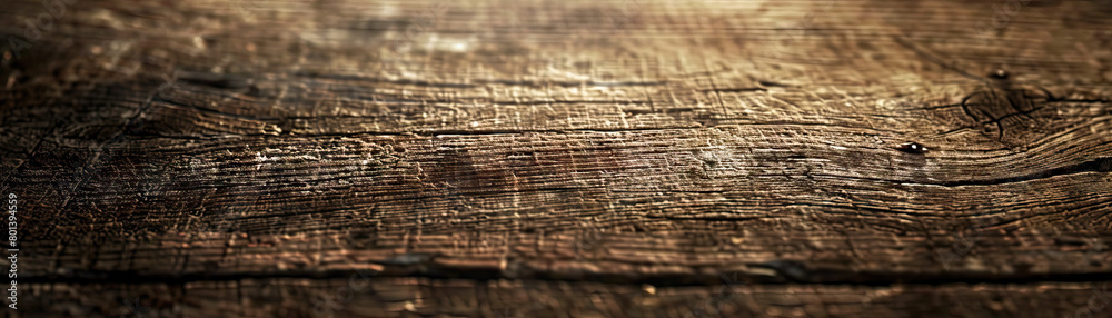 Rustic Wooden Tabletop: Close-Up of Textured and Weathered Wooden Tabletop with Natural Grain Rustic Wooden Tabletop: Close-Up of Textured and Weathered Wooden Tabletop with Natural Grain