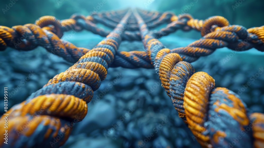 The concept of teamwork and partnership is illustrated through a ...