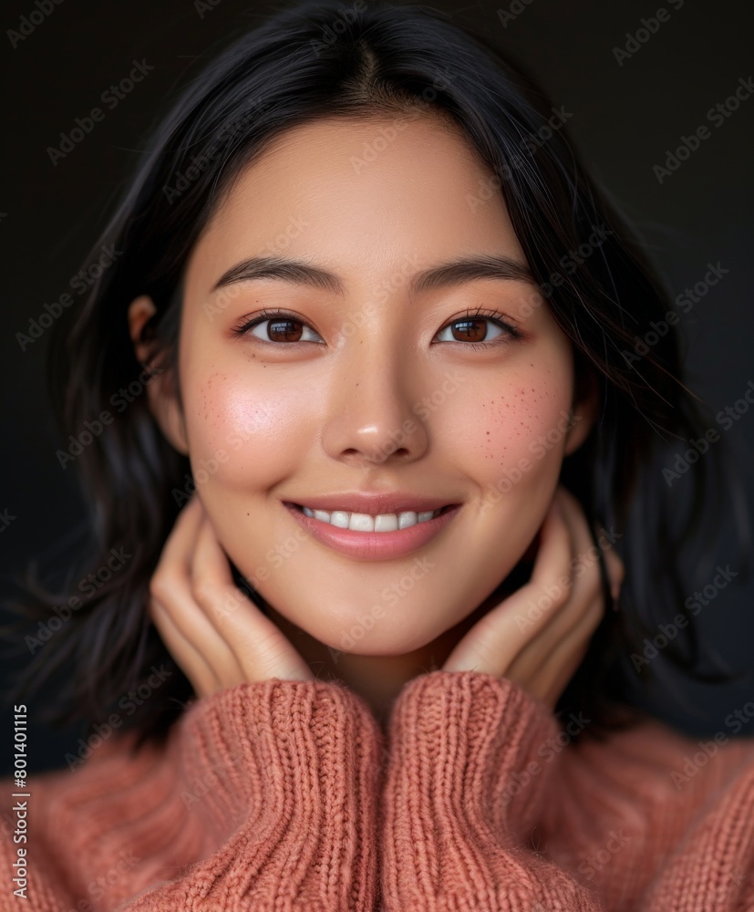 Close Up of Person Wearing Sweater