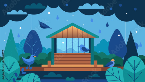 The sauna was filled with the soothing sounds of nature from chirping birds to gentle rain creating a serene and tranquil atmosphere..