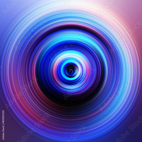 Colorful radial motion effect. Abstract rounded background. Color curves and sphere. Multi color gradient rings and circles wallpaper. Colored texture backdrop and banner.