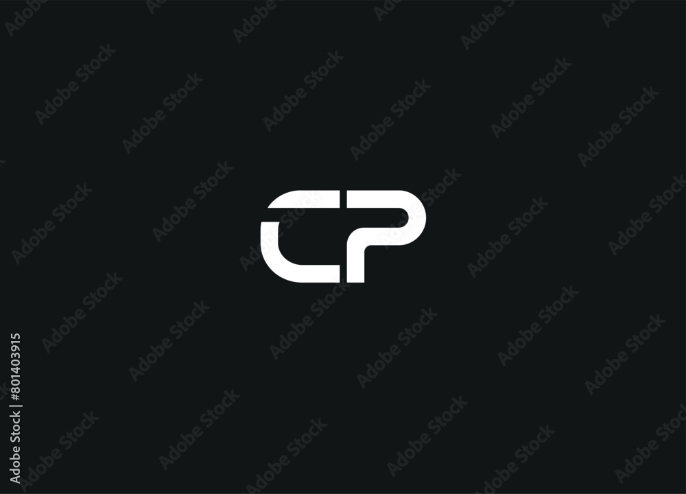 CP letter logo desigen and initial logo desigen CP letter logo desigen and initial logo desigen