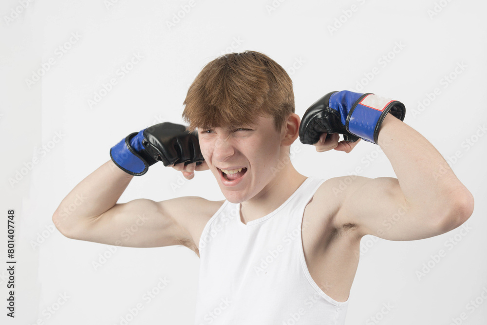 A Teenager Boxer A Teenager Boxer