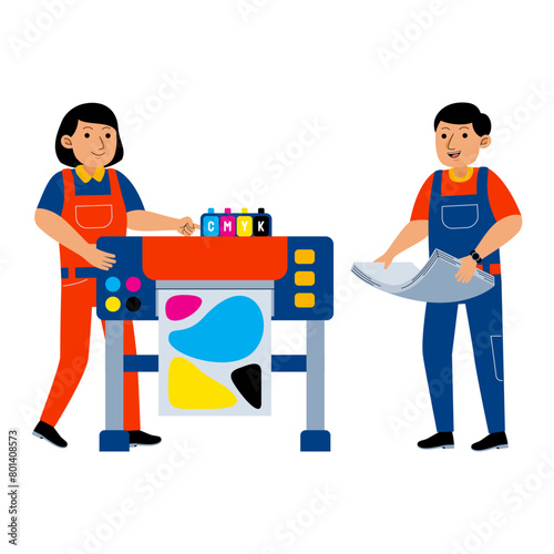 Print Worker Profession