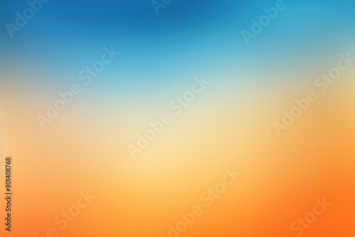 Orange grainy gradient background beige blue smooth pastel colors backdrop noise texture effect copy space empty blank copyspace 