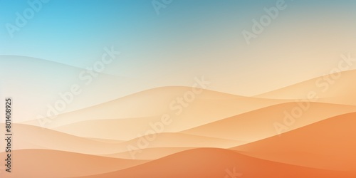 Orange grainy gradient background beige blue smooth pastel colors backdrop noise texture effect copy space empty blank copyspace  © Lenhard