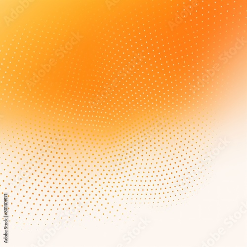 Orange halftone gradient background with dots elegant texture empty pattern with copy space for product design or text copyspace