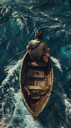 Escape to Freedom: A Young Man's Journey in a Wooden Lifeboat