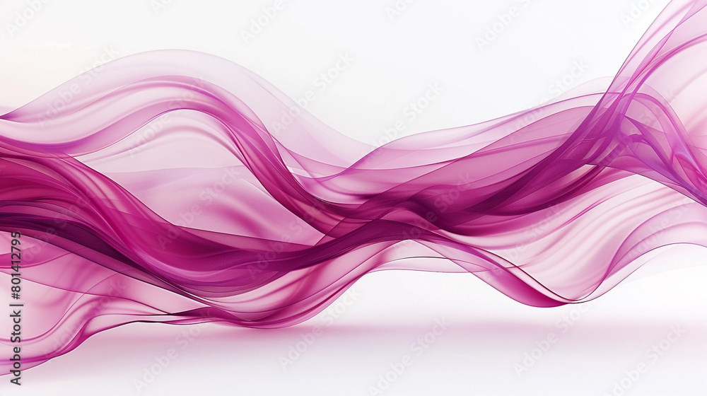 Tidal waves captured in shades of soft pink and deep magenta, swirling elegantly, isolated on a white background. The image showcases the fluid motion and rich colors in ultra-high definition. Tidal waves captured in shades of soft pink and deep magenta, swirling elegantly, isolated on a white background. The image showcases the fluid motion and rich colors in ultra-high definition.