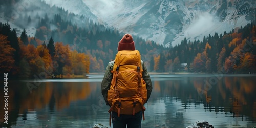 Captivating Autumn Landscape Reflecting the Beauty of Adventure and Personal