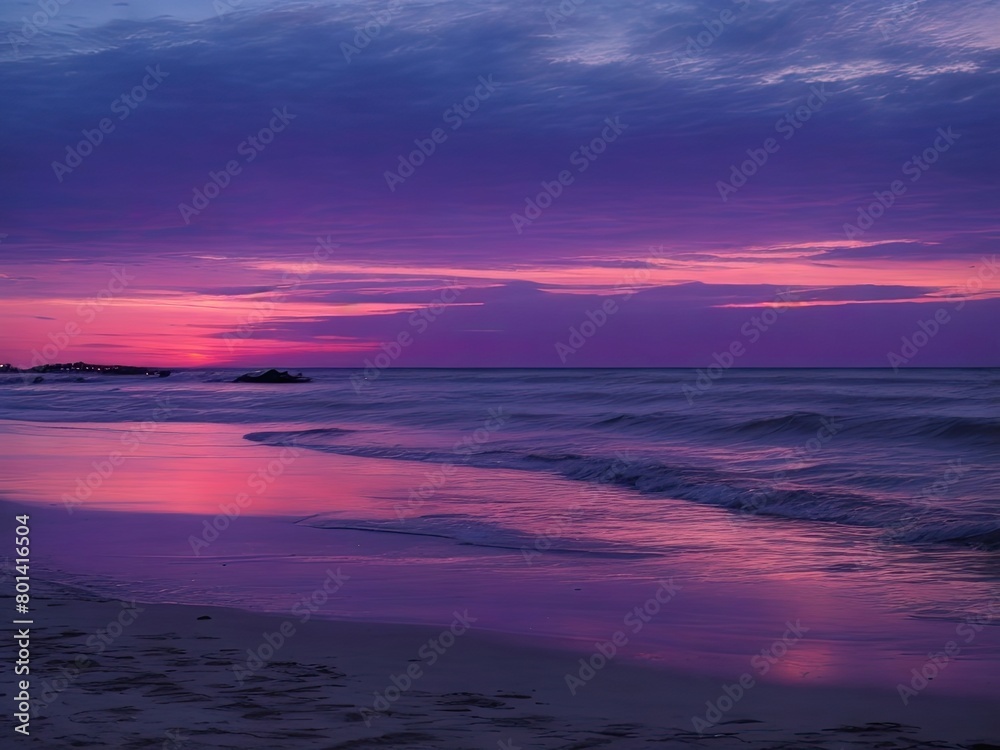 dusk on the shore background dusk on the shore background