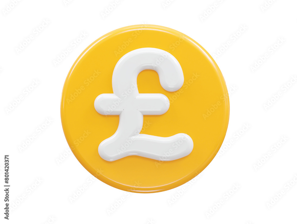 Pound icon 3d rendering illustration element Pound icon 3d rendering illustration element