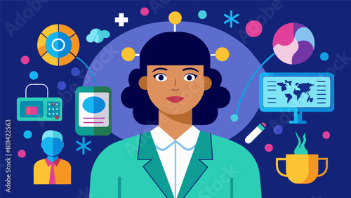 The set of a TV series is a diverse mix of individuals including a neurodivergent assistant director who is instrumental in ensuring a supportive and. Vector illustration