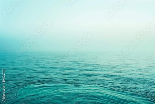 A horizontal gradient of ocean blues  merging into a soft mint green for a refreshing backdrop